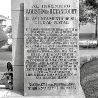 Placa a Agustín de Betancourt